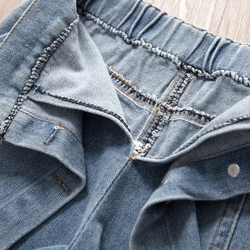 Bear Leader/юбки для девочек Новинка летняя юбка маленьких милая джинсовая на