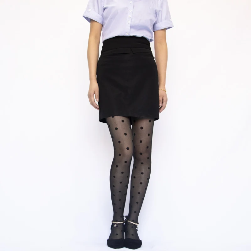 

1PC Sexy Women Pantyhose Summer Nylon heart Print Tights Step Foot Seamless Fishnet Mesh Thin Female Hosiery Black