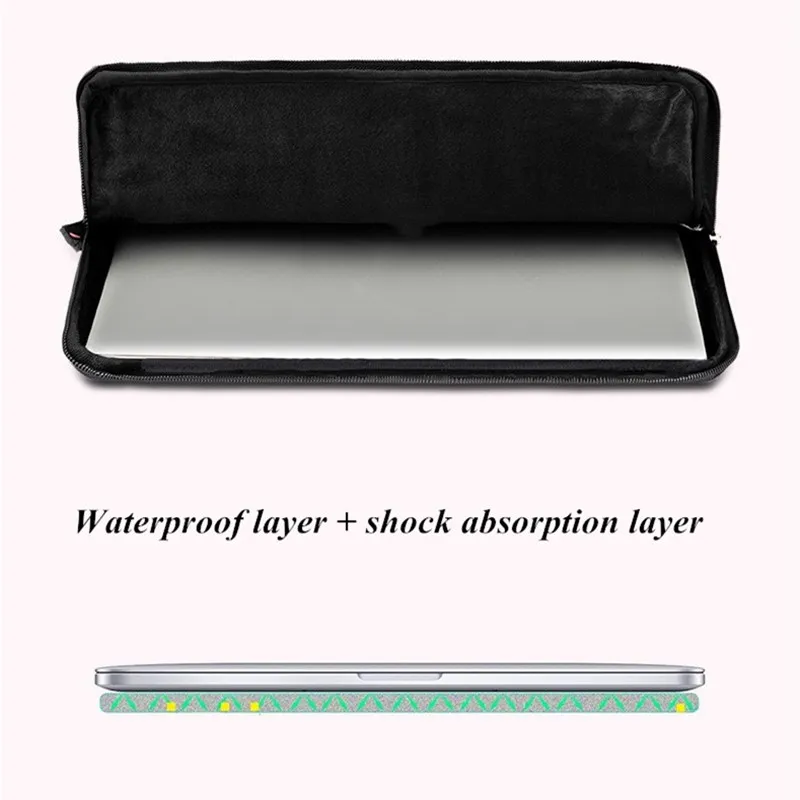 laptop carry bag handbag 12 13 14 15inch for ipad macbook proapple air acer hp lenovo multifunctional notebook tablet case free global shipping