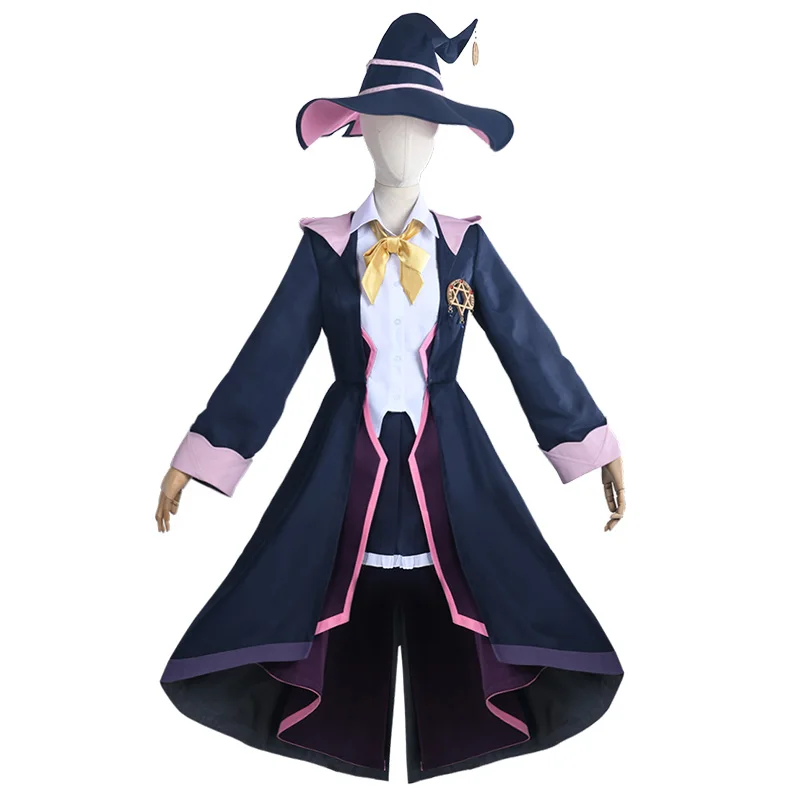 

Anime The Journary of Elaina Cosplay Costume Magic Witch Party Dress Uniform Outfit Adult Women's Halloween Carnival Full Set