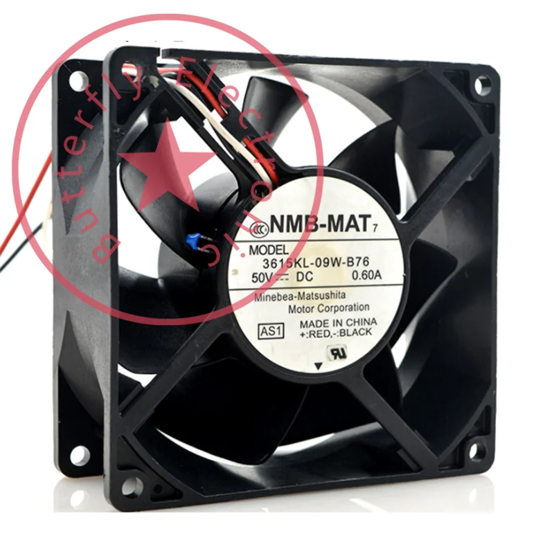 

Новый 3-проводной 3615KL-09W-B76 DC 50 в оригинальный кулер охлаждения 92*92*38 мм 9 см 9238