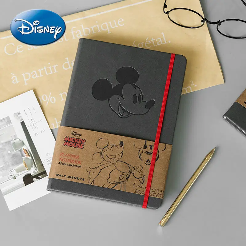 

Disney lace leather notebook classic cartoon Mickey Minnie pattern notebook stationery student diary