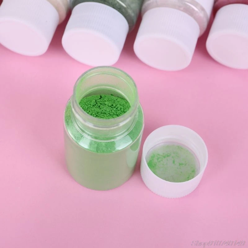 

10 Pcs/set DIY Handmade Soap Color Pearlescent Powder Mica Jewelry Crafts Making Filled Epoxy Pigment N04 20 Dropshipping