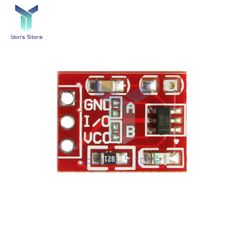

5Pcs TTP223 Touch Key Switch Module Touching Button Capacitive Switches Self-Locking/No-Locking Jog 2.5-5.5V