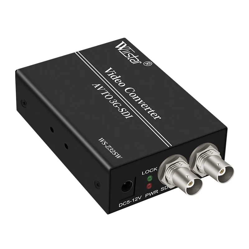 Wiistar AV RCA to SDI Converter CVBS SD-SDI/HD-SDI/3G-SDI видео для HDTV камеры