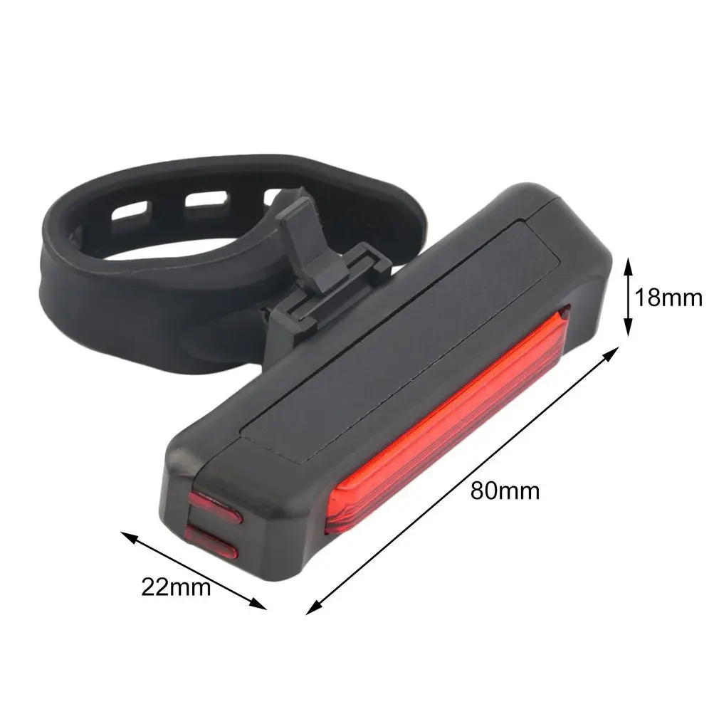 

Bike Taillight Waterproof Riding Rear light Led USB Chargeable Mountain Bike headlight Cycling Light Tail-lamp Bicycle Light
