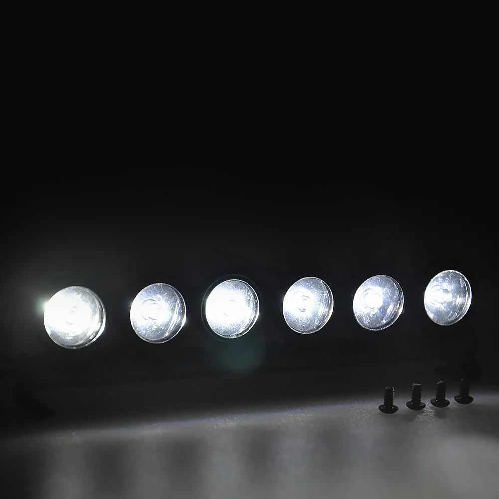 AXSPEED RC автомобиль светодиодный потолочная лампа фары бар без защитного кожуха 6