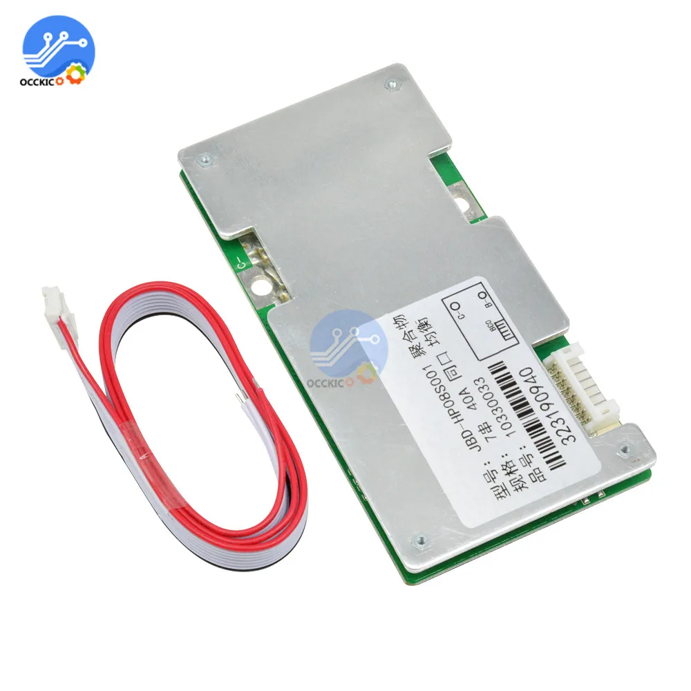 BMS 7S 24V 40A 18650 литиевая батарея Защитная плата балансировщик Lipo Li-Ion PCB эквалайзер