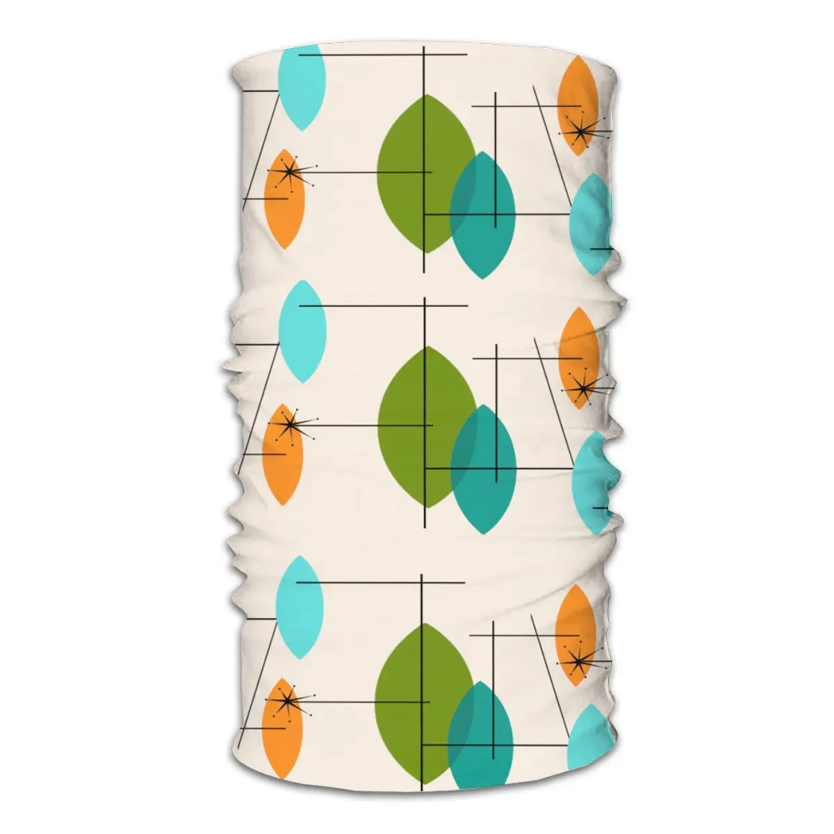 Атомный мобильный шарф маска для лица на Хэллоуин грелка шеи середины века