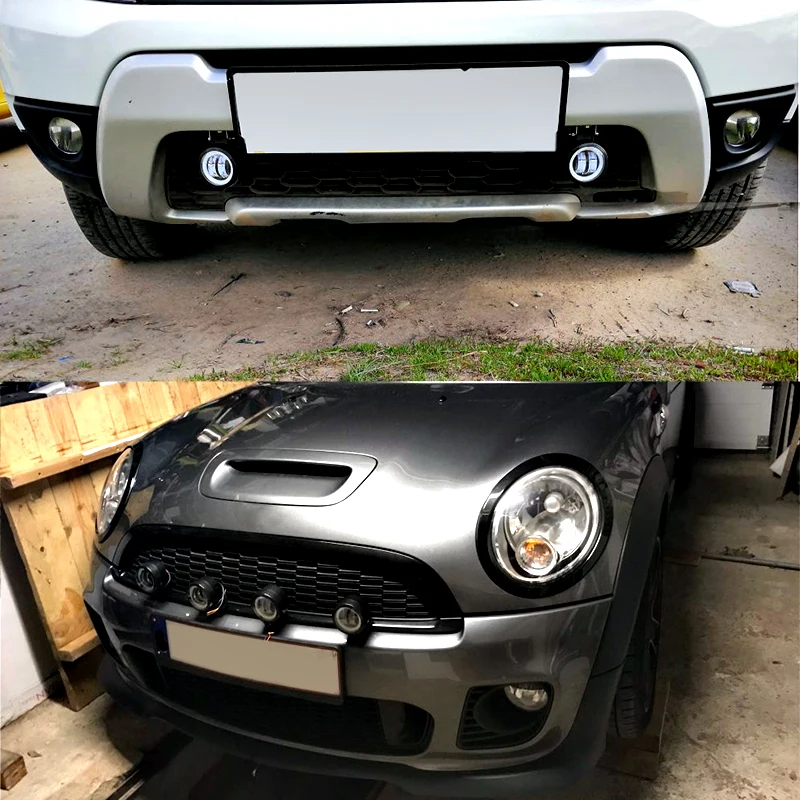 Фары для мотоциклов 12 В 20 Вт красные фары ангельские глазки рабочая фара