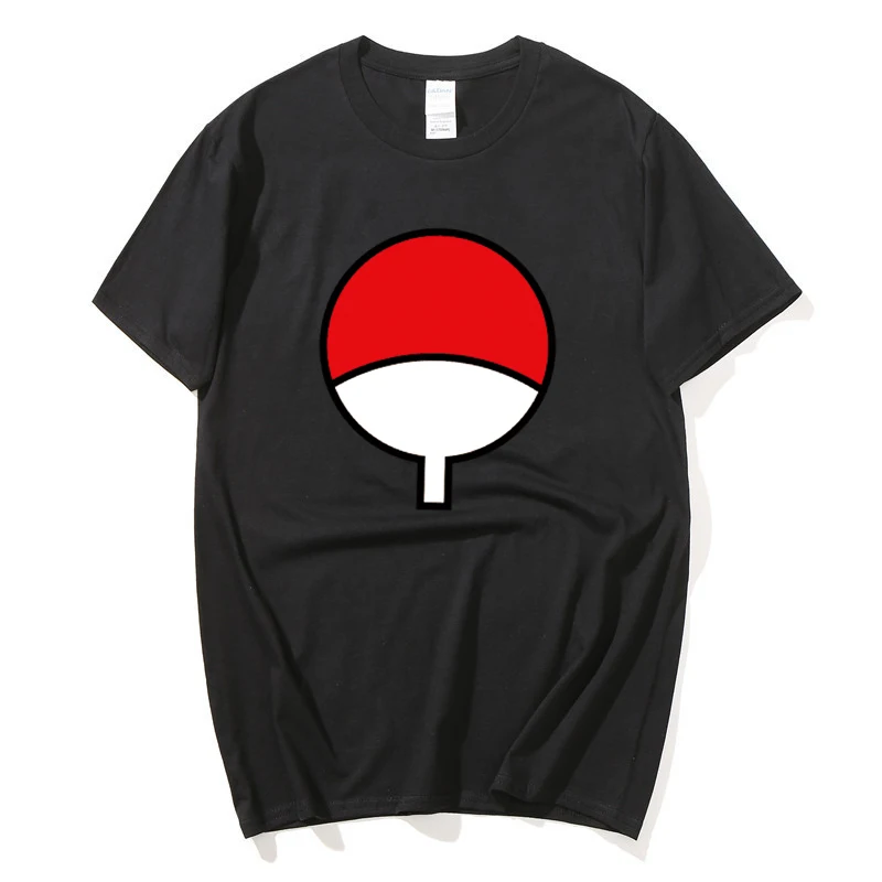 Мужская футболка Наруто Лето Харадзюку крутая унисекс с коротким рукавом