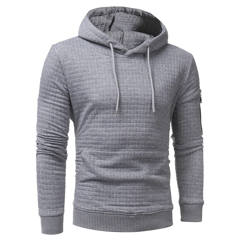 2022 Sweater Men Solid Pullovers New Fashion Men Casual Hooded Sweater Autumn Winter Warm Femme Men Clothes Slim Fit Jumpers