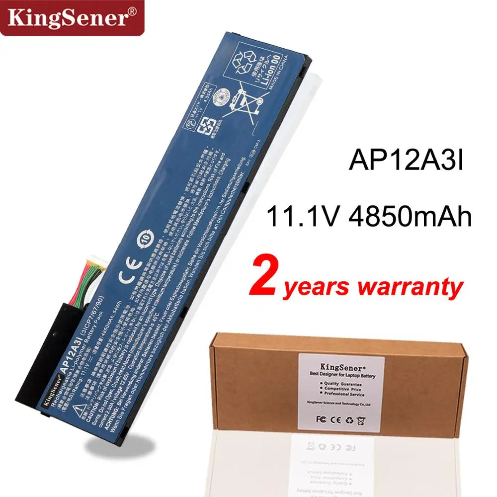 KingSener Батарея AP12A3i для Aspire Timeline Ультра M3 M5 581TG 481TG AP12A4i 11 1 V 4850 мА ч|ap12a3i battery|battery for