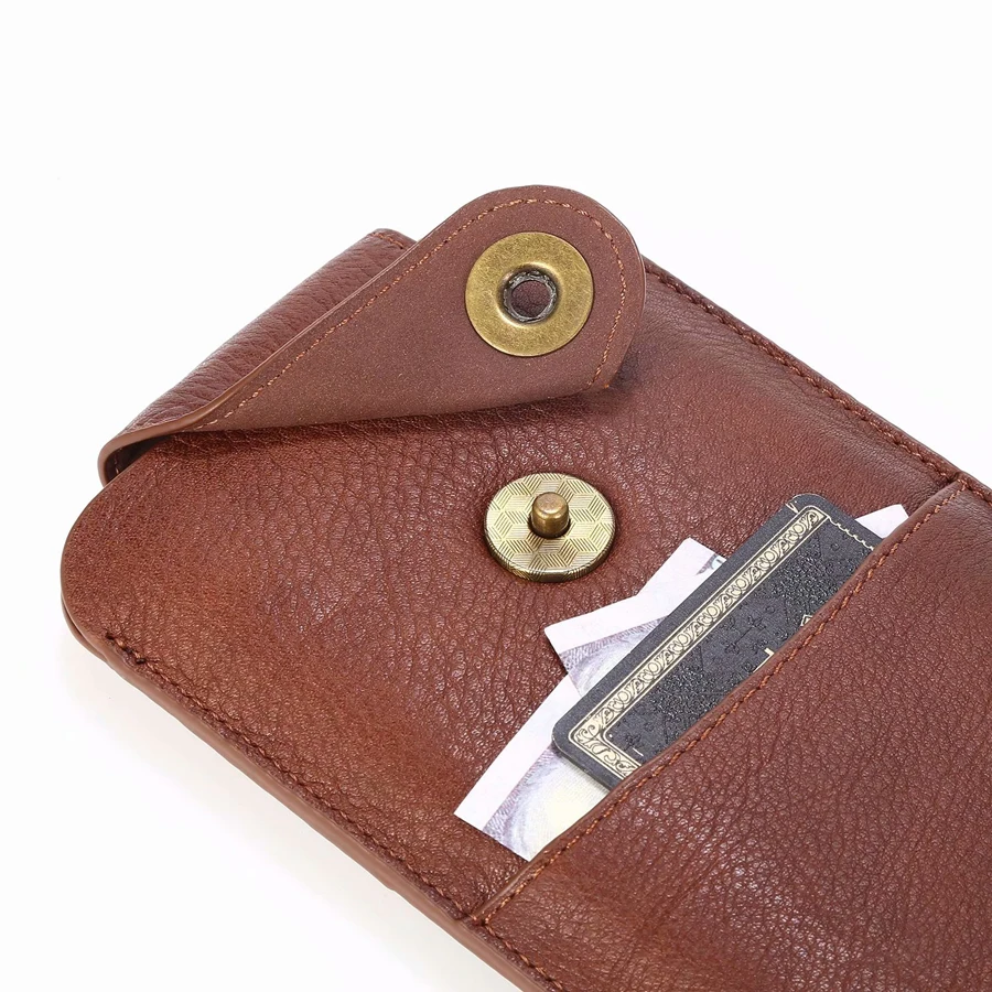 Модная Мужская поясная сумка с зажимом для ремня Samsung S22 S21 S20 S10 Plus из натуральной