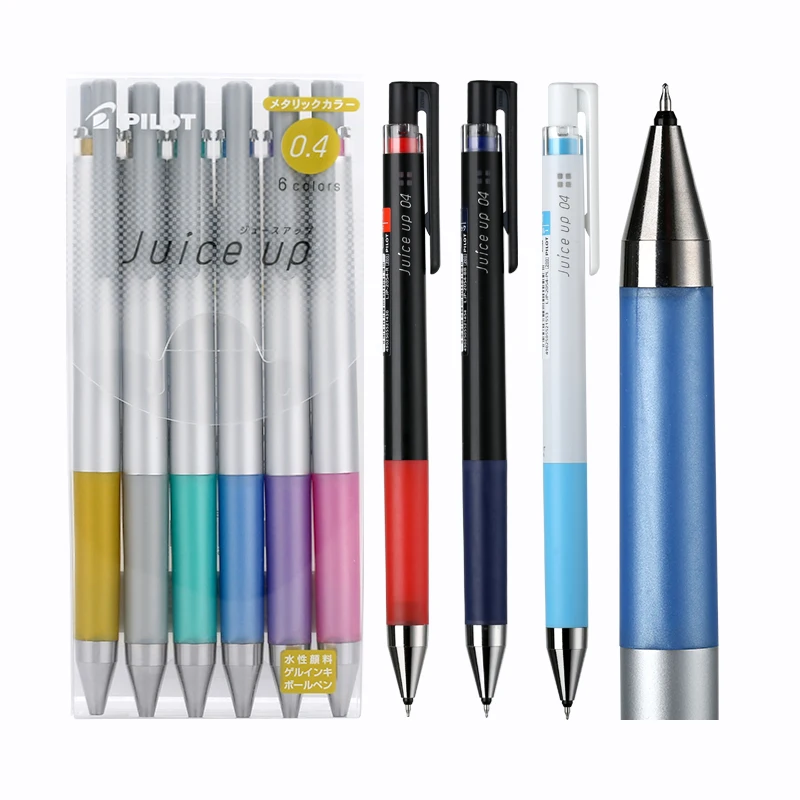Pilot Juice Up Gel Pen Colour Ink Extra Fine Ballpoint 0.3/0.4 mm Normal/ Metallic/ Pastel Colors Set |