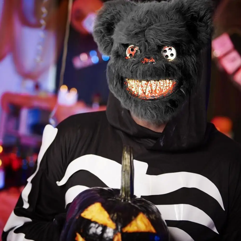 10 цветов кровавый Тедди &quotКролик&quot &quotМедвежонок&quot Маскарадная маска страшно