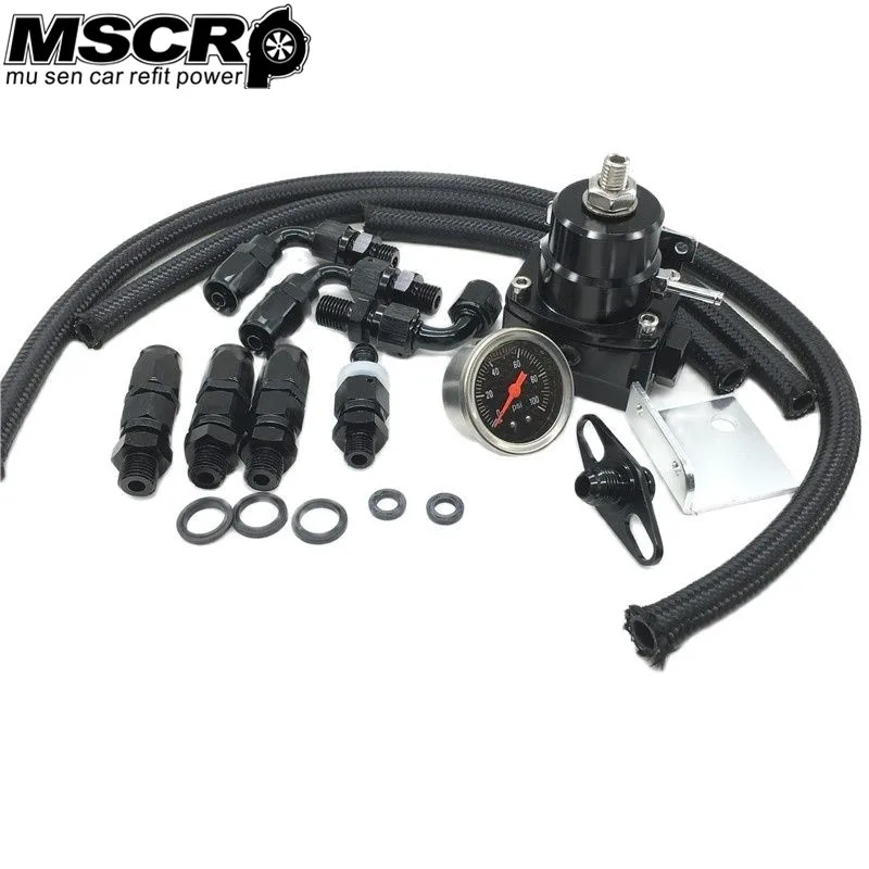 Универсальный регулируемый регулятор давления топлива масляный манометр 100psi 6