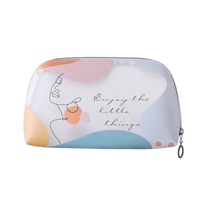 Милая мультяшная косметичка из ТПУ прозрачная сумка для хранения в стиле Ins