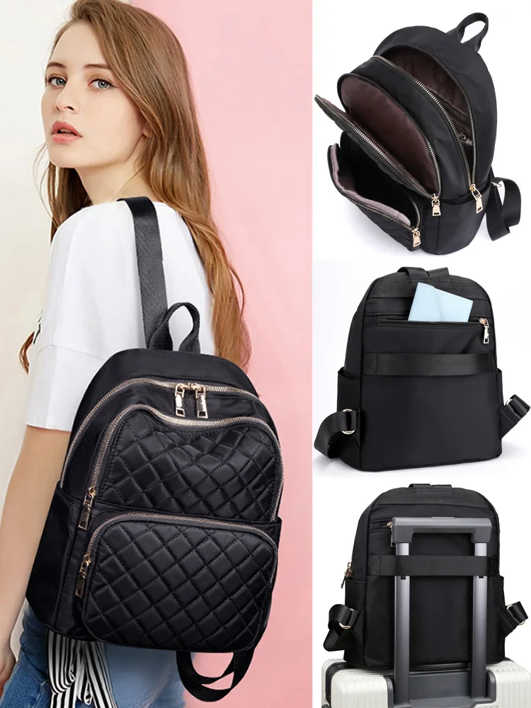 

Women Backpack Fashion Ladies Rucksack Waterproof Nylon Daypack Girls School Bag for Work, School, Travel
