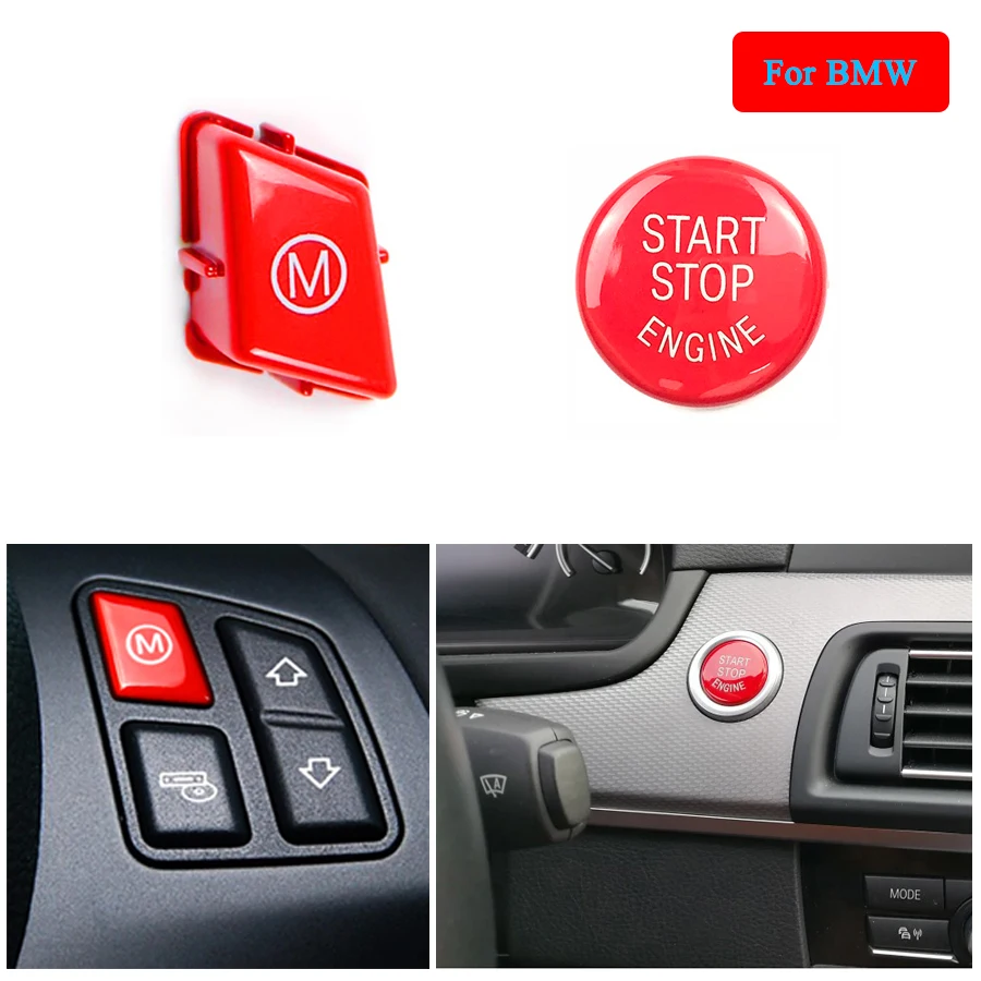 Автомобильная Кнопка рулевого колеса M кнопка остановки для BMW E90 E92 E93 M3
