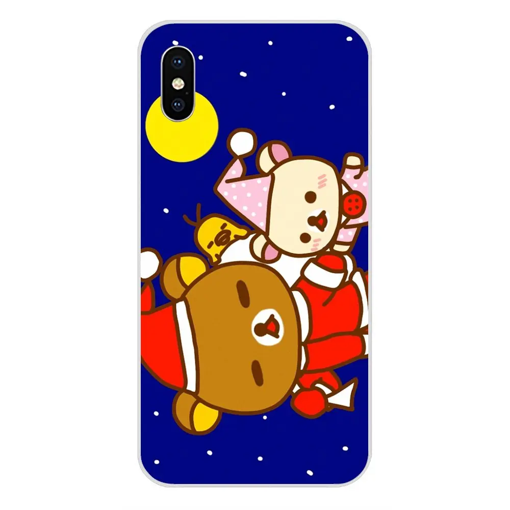 Bear Rilakkuma Usb Мягкий ТПУ чехол для мобильного телефона Galaxy J1 J2 J3 J330 J4 J5 J6 J7 J730 J8 2015 2016