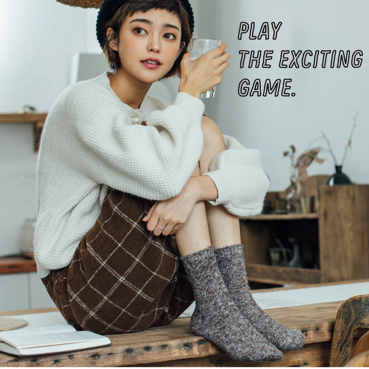 

4 пары толстых цветных европейских и американских утепленных теплых женских носков