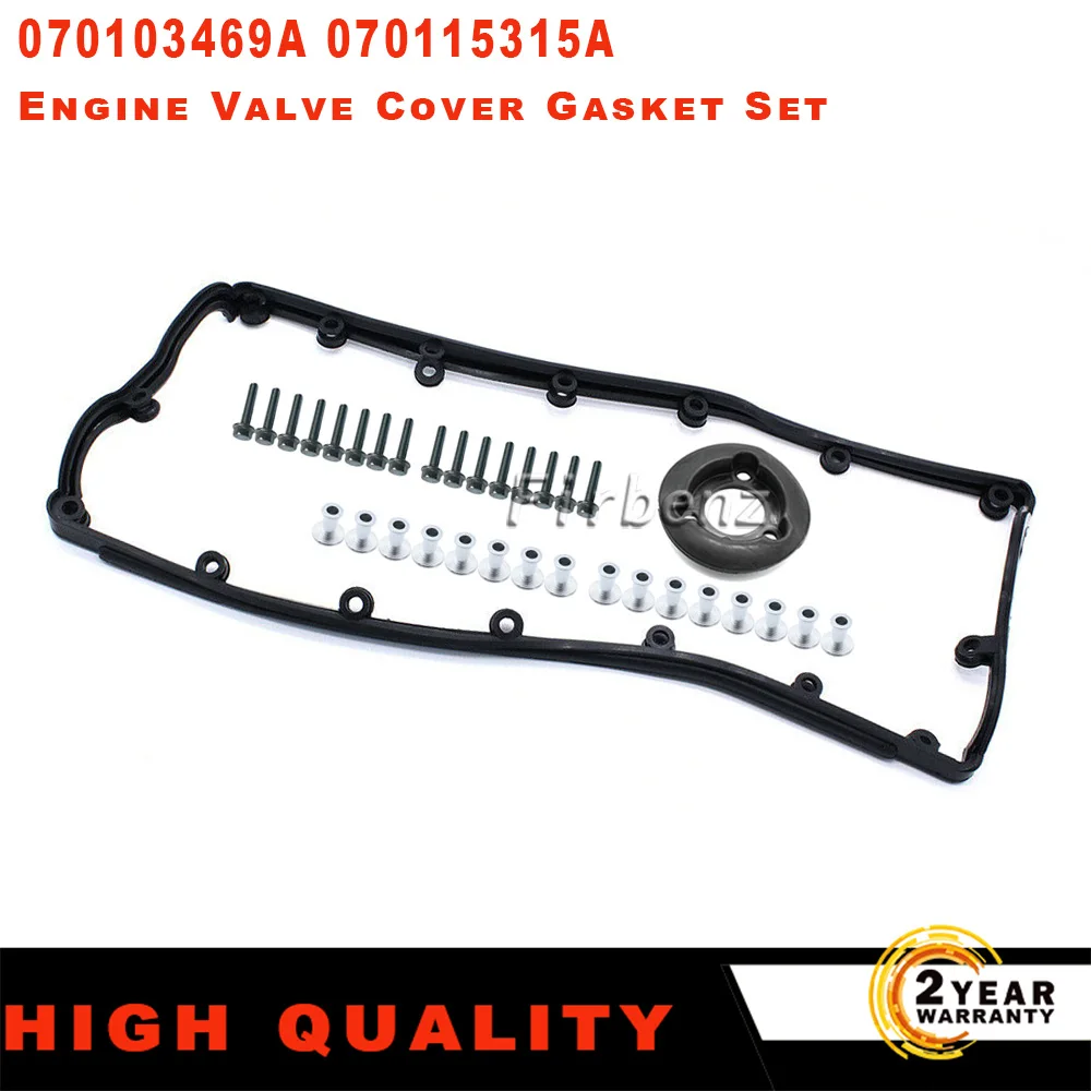 

Car Engine Valve Cover Gasket Kit For VW TRANSPORTER T5 CARAVELLE AXD AXE 2.5 TDI ROCKER COVER GASKET 070103469A 070115315A