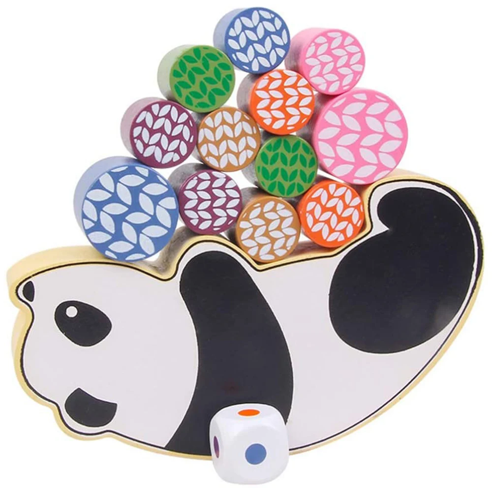 

Kids Blocks Wood Balancing Game Toys Children Educational Stacking Game Animal Building Blocks Children Gift