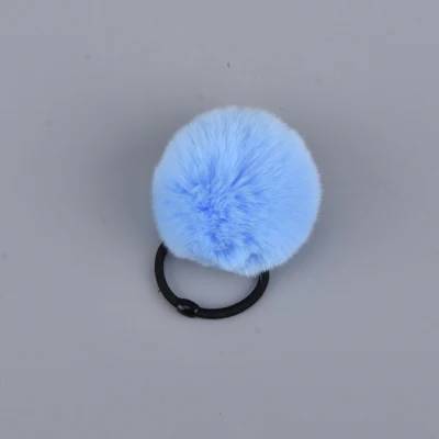 Милый круглый меховой помпон из натурального кроличьего меха шар кролика рекс
