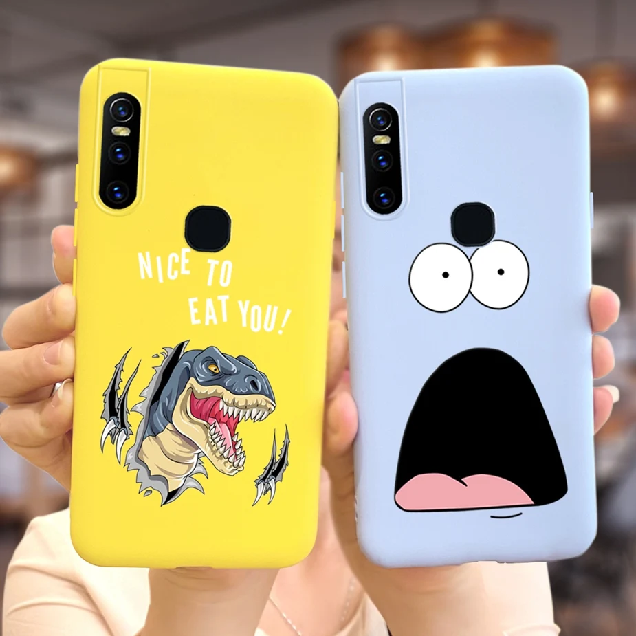 Чехол для Vivo V15 Pro чехол 1818 1819 силиконовые мягкие чехлы из ТПУ задняя крышка