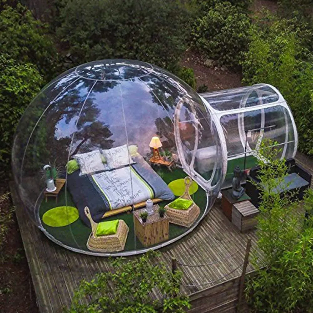 Beautiful Bubble Tent With Fan On Sale Top Quality Inflatable Tree 3M/4M/5M Dia Igloo Dome House Camping | Игрушки и хобби