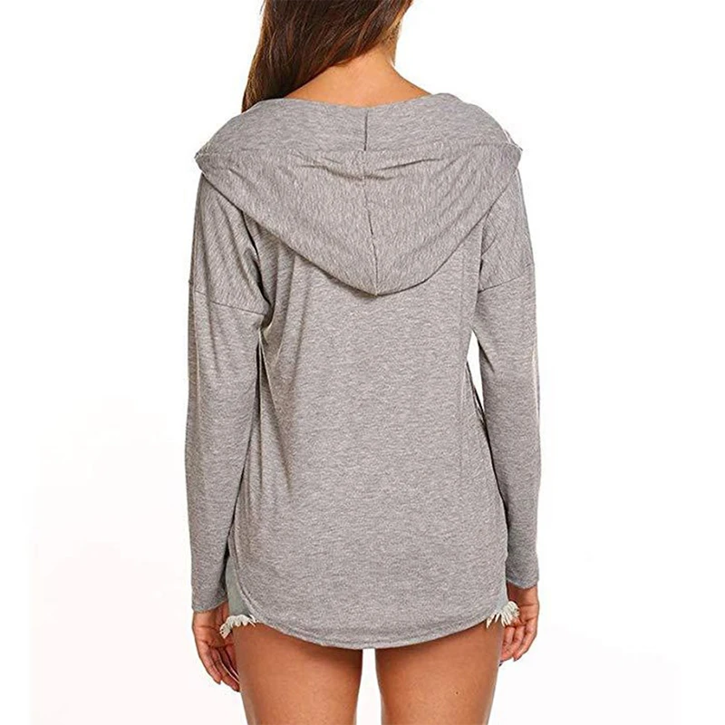 

Disney Long Sleeve T-Shirt Mickey Mouse Leopard Tee Shirt Letter Drawstring Autumn Tees V-Neck Hooded Kawaii Top Casual Clothing