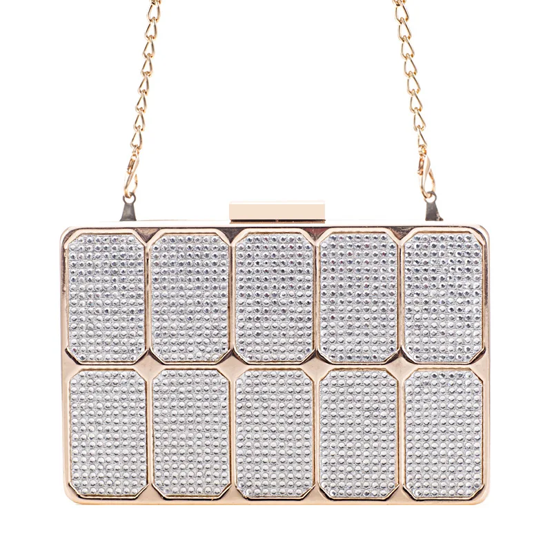 

Women Black Red Gold Purple Blue Color Acrylic Gift Box Clutch Bag Women Evening Bags Party Cocktail Purses Cross body Bags Gift