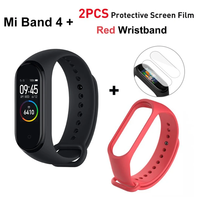 Band 4 add Rose red Глобальная версия, Xiaomi Mi band 4 Смарт часы, фитнес браслет, трекер сердечного ритма, цветной дисплей, мгновенное сообщение, 135 мА/ч умные часы,xiomi - Color: Band 4 add Rose red