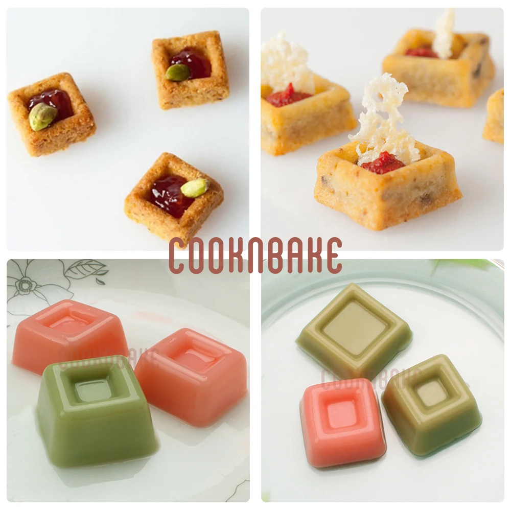 COOKNBAKE силиконовая форма для шоколада конфет квадратная желе ледяной кубик поднос