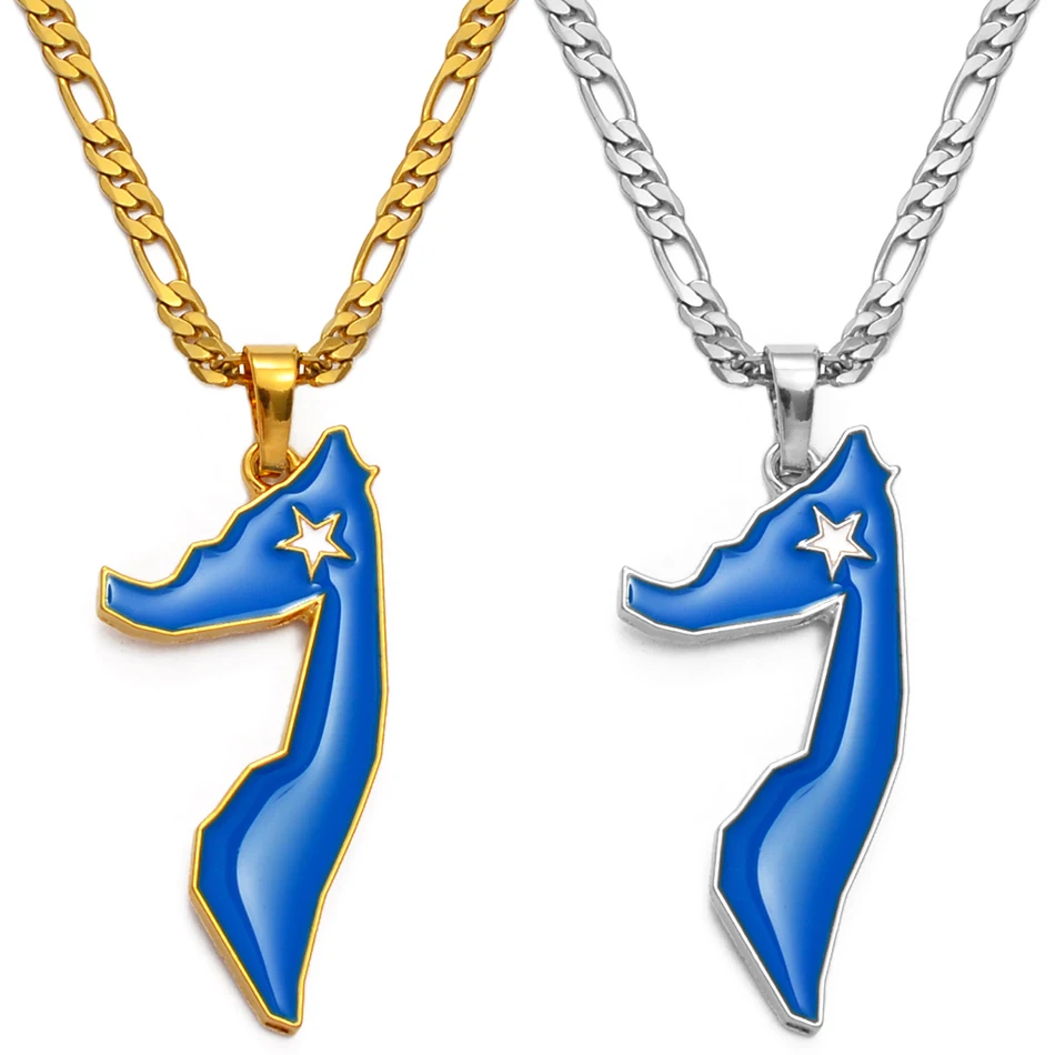 

Anniyo Somalia Map Pendants & Necklaces Silver Color / Gold Color Jewelry for Woman / Male Unisex Somaliland