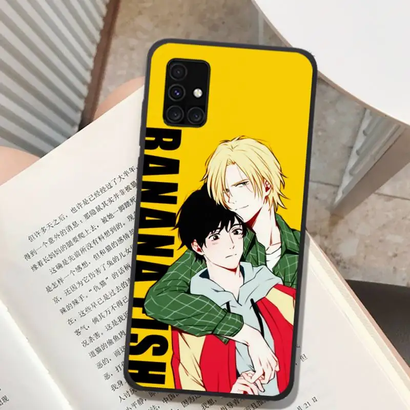 

Banana Fish Anime Phone Case for Samsung A91 01 10S 11 20 21 31 40 50 70 71 80 A2 CORE A10