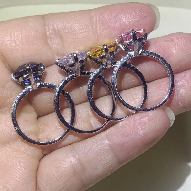 Обручальное кольцо ручной работы для женщин простая бижутерия из стерлингового