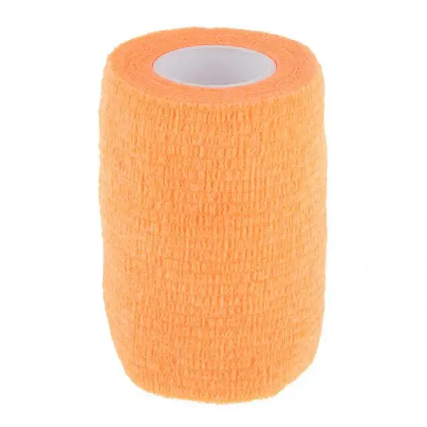 

2 X First Aid Ankle Care Self-Adhesive Bandage Gauze Tape Orange