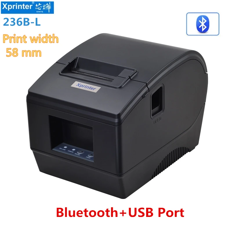 

XP-236BL Thermal Barcode Label Printer Adhesive Two-Dimensional Code Tag Milk Tea Bill Print personal use label printing machine