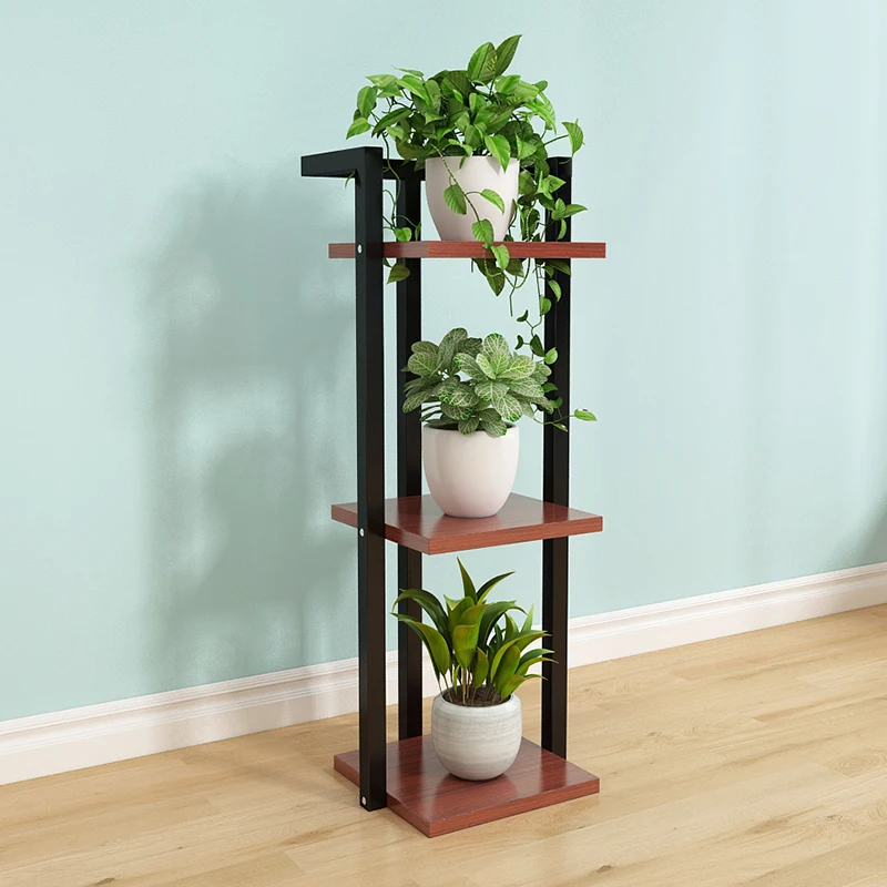 

Green Flower Shelf Multi-layer Indoor Special Offer Wrought Iron Balcony Fleshy Pot Rack Home Living Room Floor