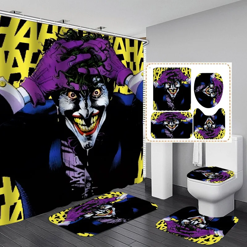 Занавески для душа в ванную спальню окно настенный клоун-убийца Джокера шутливые