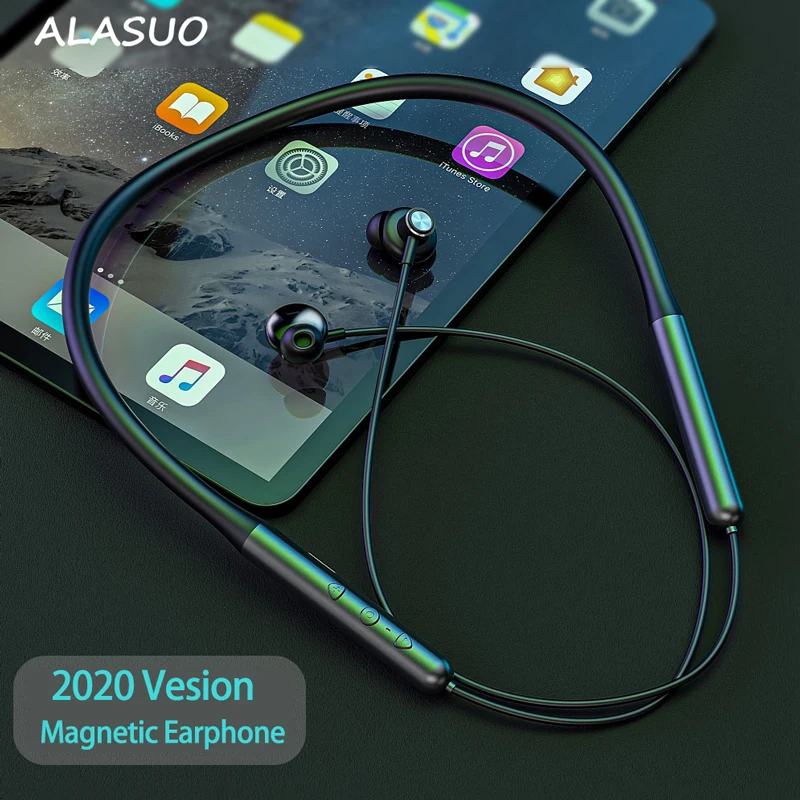 

Magnetic Bluetooth Earphone Wireless Sports Noise Canceling Headphone Bluetooth 5.0 Stereo Phone Gaming Headset Ear buds Magnet