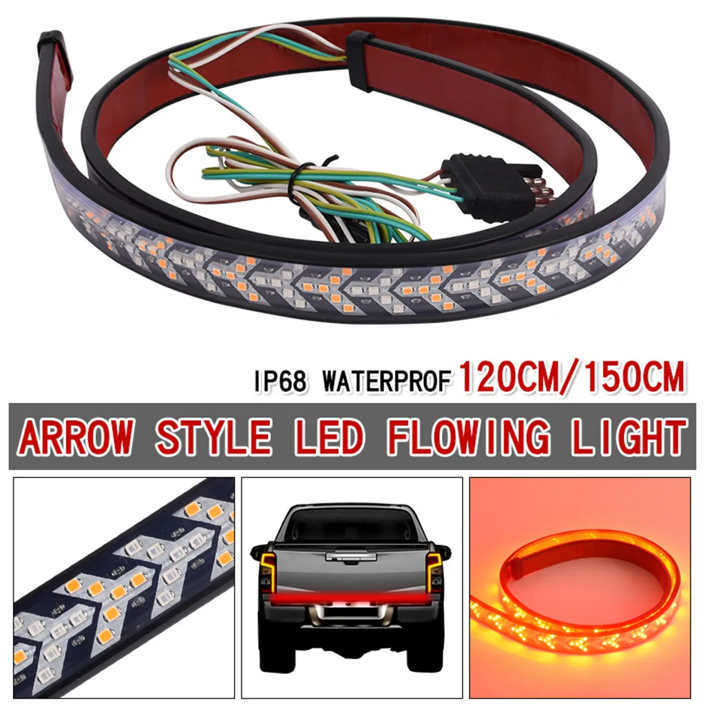 6-8лм светодиодный лента для задней двери грузовика световая полоса тройной ряд