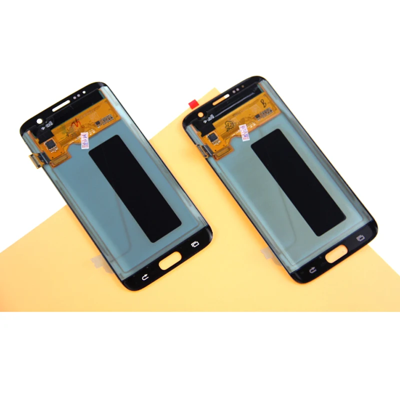 Супер AMOLED дисплей для SAMSUNG GALAXY S7 EDGE G935 G935F ЖК-дисплей сенсорный экран дигитайзер s7