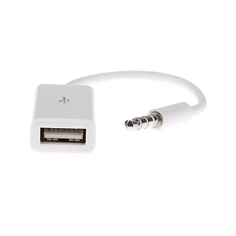 Автомобильный SUV AUX аудио разъем MP3 3 5 мм штекер USB 2 0 Женский конвертер кабель шнур