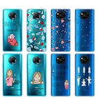 Силиконовый прозрачный чехол для Xiaomi Poco X3 NFC F2 Pro Mi 10T Lite Pro Mi Note 10 Lite MI PLAY