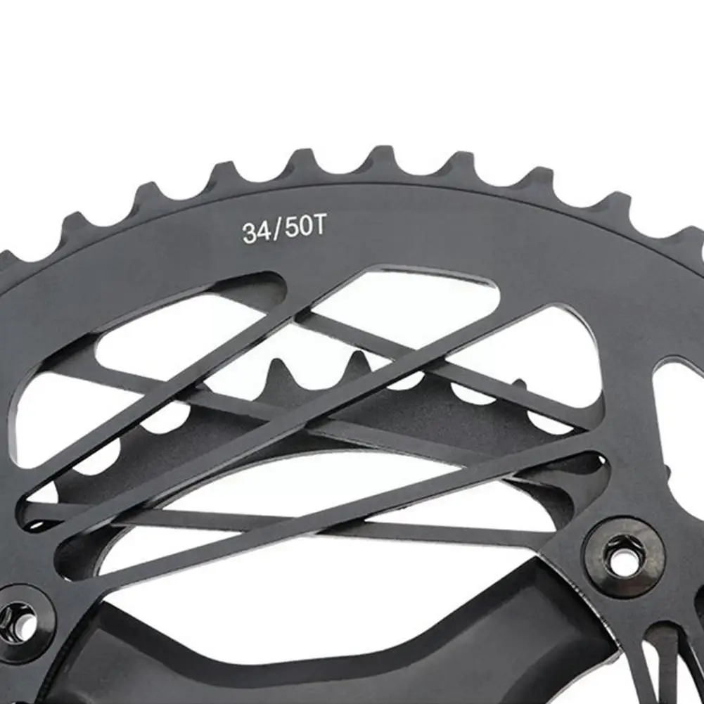 

Велосипедный коленчатый вал 34/50t, двойная звездочка, 22 скорости, центральный коленчатый комплект, велосипедный гонок, пластина, зубчатый акс...