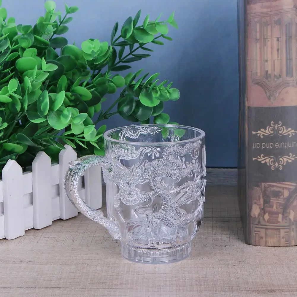 Красочная светящаяся подставка с чашками для воды жидкая Индукционная украшения