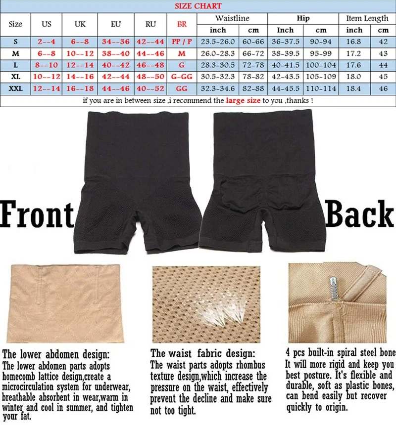 NINGMI High Waist Trainer Tummy Control Panties Women Slimming Pants Push Up Butt Lifter Shapewear Pulling Underwear Body Shaper | Женская